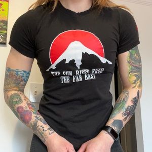 A7 bar grip shirt with Japanese theme! Size S